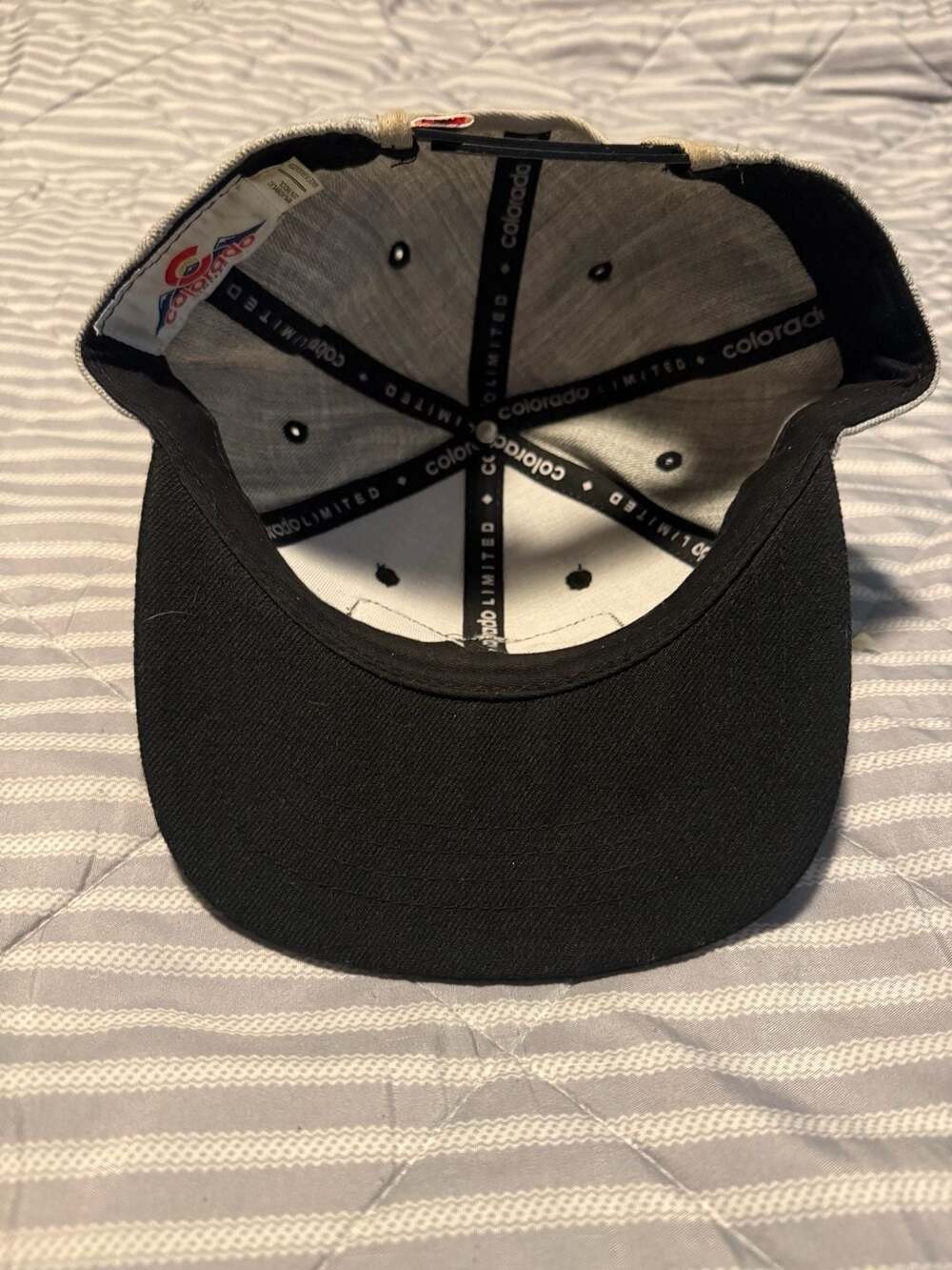 Colorado Limited, gray snapback hat - Picture 3 of 3